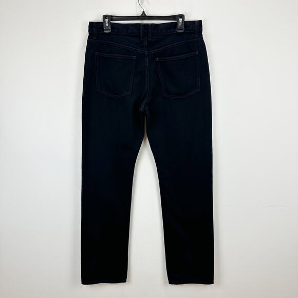 Madewell Alexa Chung High Rise Straight Jean Outridge Wash Black US 30 NWT - Picture 10 of 13